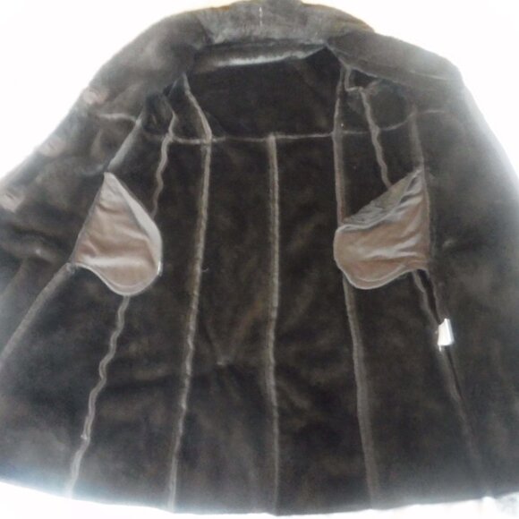 Larry Lavine Womens brown Winter coat Jacket womens Size X Small Pre Owned - Picture 8 of 14